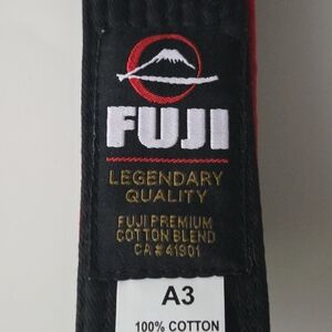 Black and Red Cotton Belt